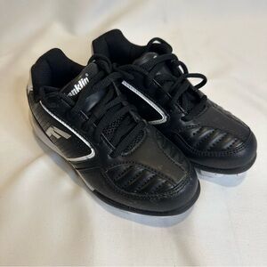 Franklin Black Kids Baseball Cleats Size 11Y